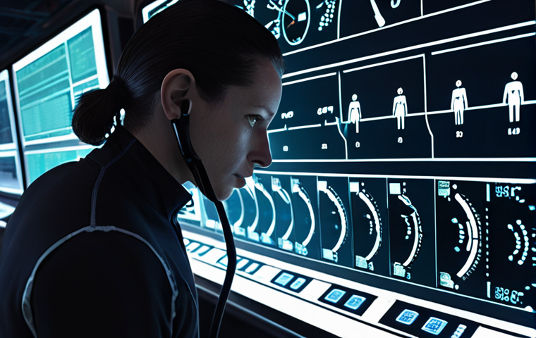 **A hacker silhouette overlayed on a futuristic Hyperloop control panel, with data streams and error messages visible. Emphasize the vulnerability of critical infrastructure.**